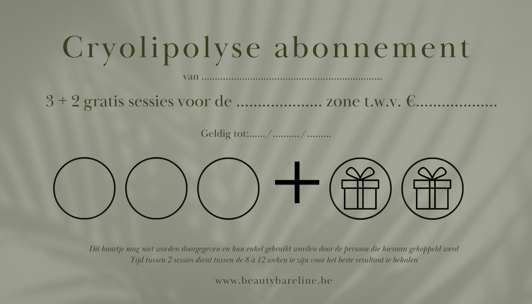 Cryolipolyse abonnement