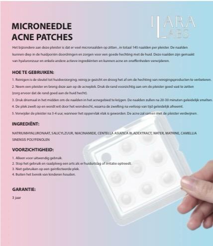 Microneedle Acné Patches